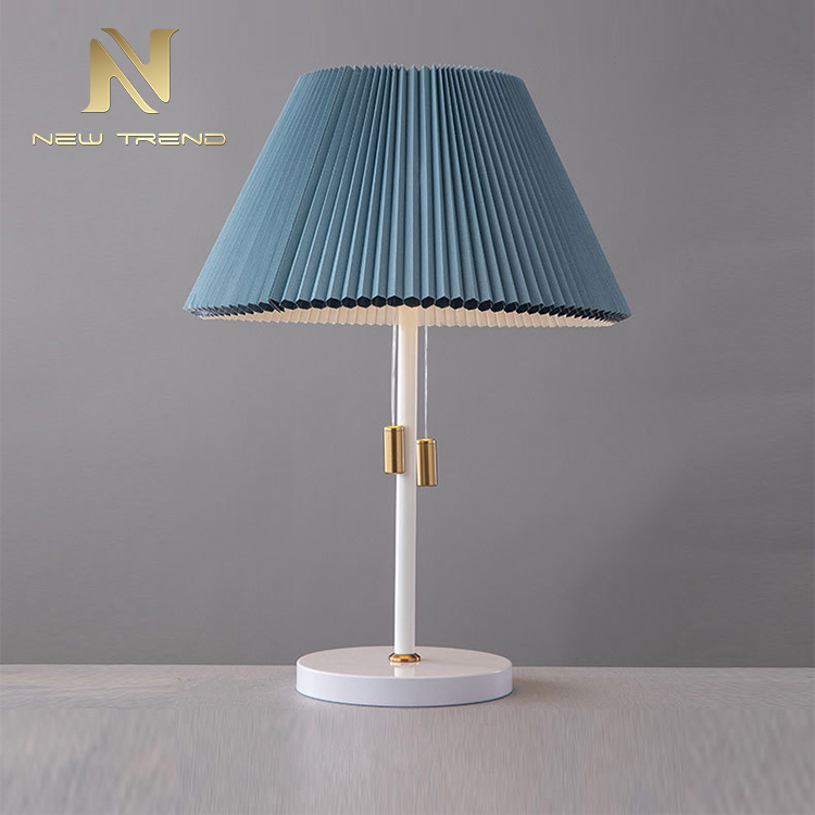 living room dinning room decoration light blue umbrella lampshade modern led pendant lamp CT9003