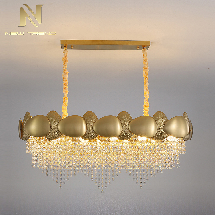 Contemporary indoor decoration lighting stainless steel crystal led chandelier PA8554