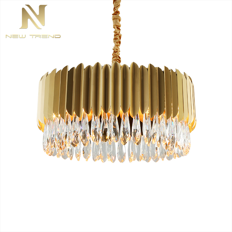 New Design Club Villa Indoor Decoration Crystal LED Modern Nordic Pendant Light PMJ8605