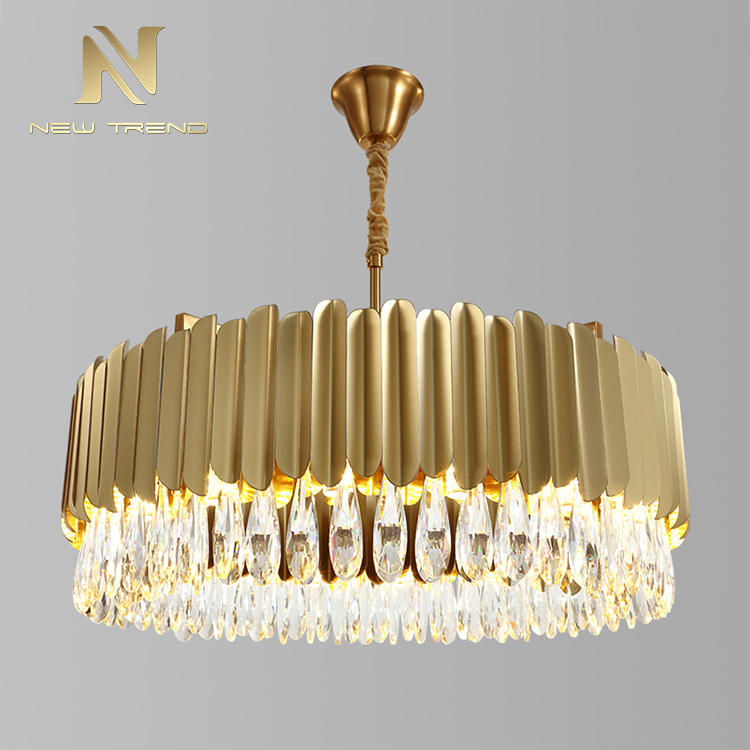 New Design Club Villa Indoor Decoration Crystal LED Modern Nordic Pendant Light PMJ8605