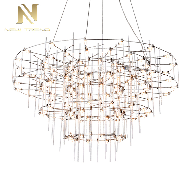 New Arrival Dining Room Indoor Decoration European Modern Matel LED Pendant Light PY8316