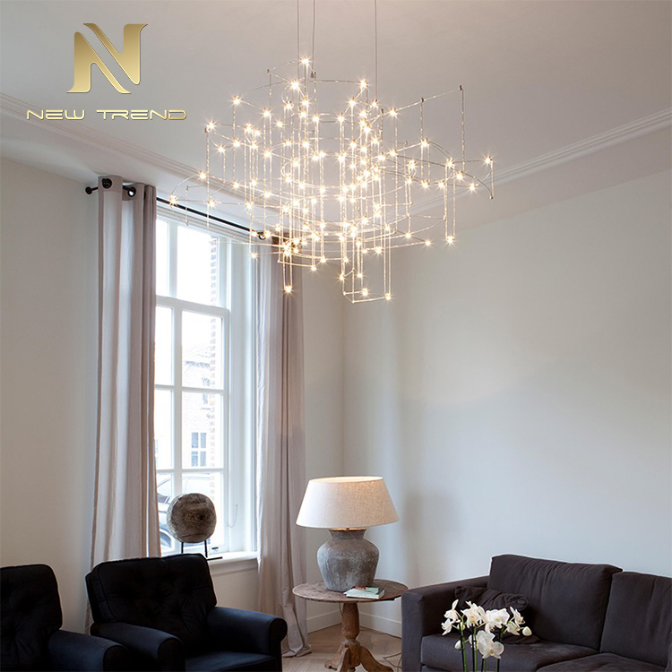 New Arrival Dining Room Indoor Decoration European Modern Matel LED Pendant Light PY8316