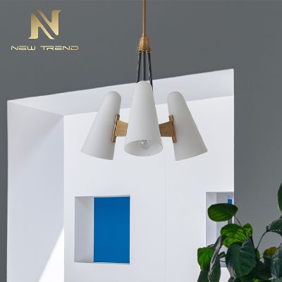 Latest Design Restaurant Glass lampshade Hanging Lamp iron e26 Chandelier lamp DC0019