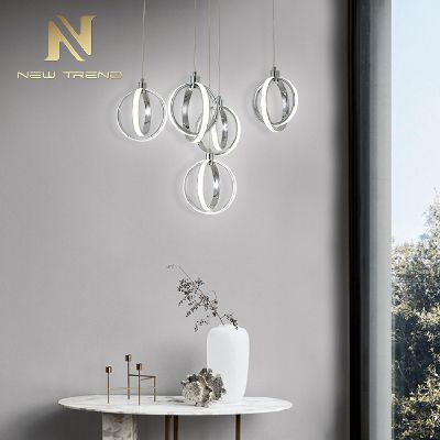 Creative art design decoration aluminium iron circle led pendant lamp DJ0016