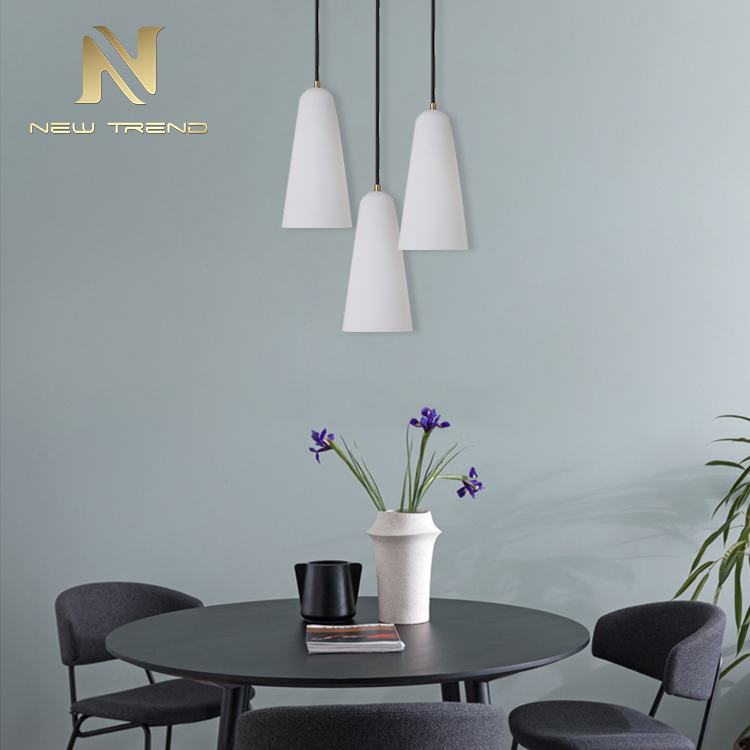 Modern nordic kitchen decoration acrylic ring e26 ceiling led pendant light PC0019