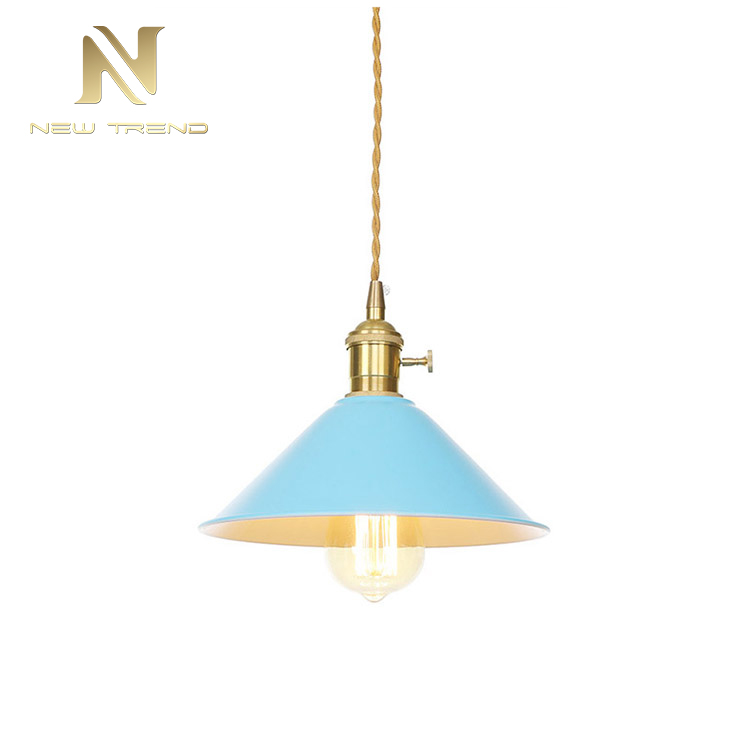 Indoor style modern home decoration lighting colour iron lampshade led chandelier lamp PF00285