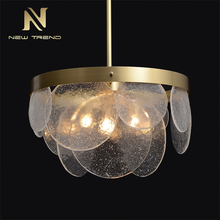 Modern style indoor living room dinning room decoration art glass led pendant lighting PYQ8678