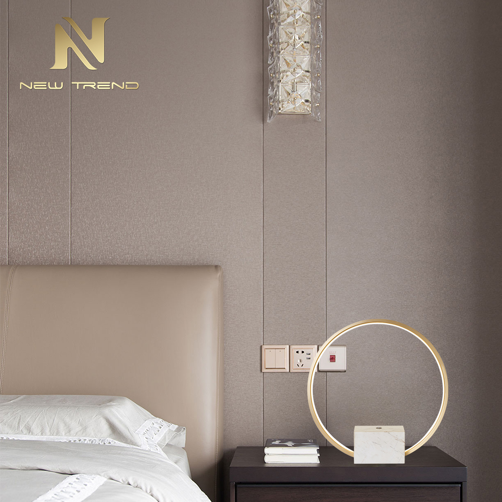 Creative Art Personality Bedroom Table Lamp Marble copper circular Shape LED Table Lamp TC0022