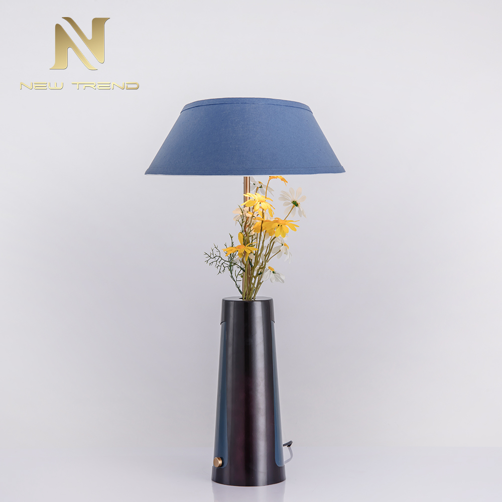 Modern Decoration room Indoor design iron blue color reading table lamp TH0055