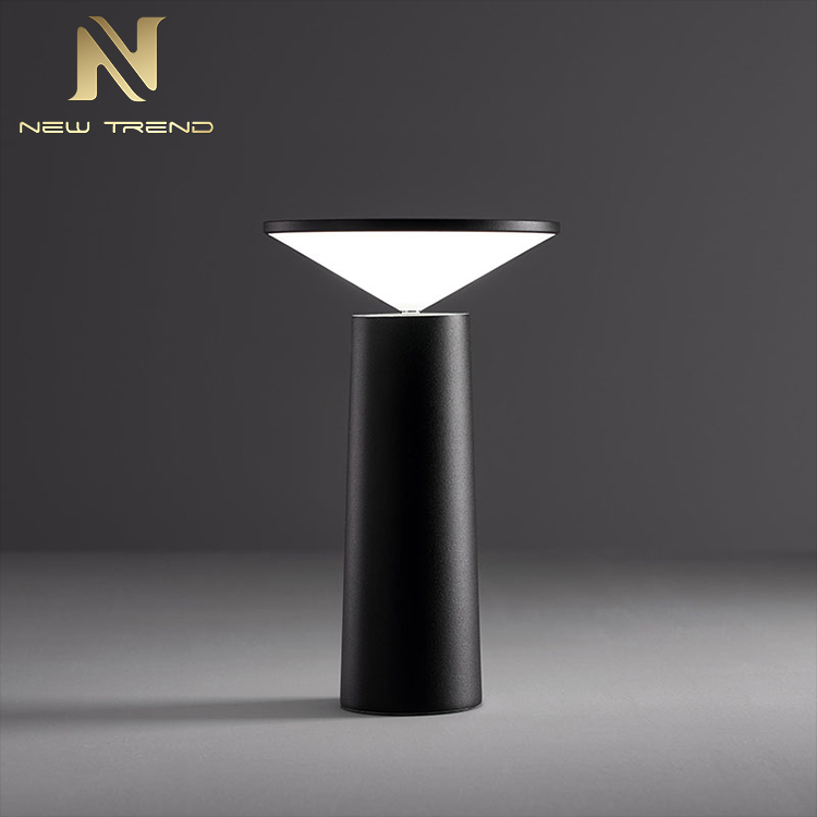 New product home restaurant bar sand black color modern art led table lamp TL8009