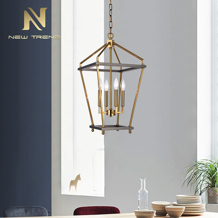 High Quality Retro Style Residential Decoration Art Frame Ed Chandelier Light PT00308