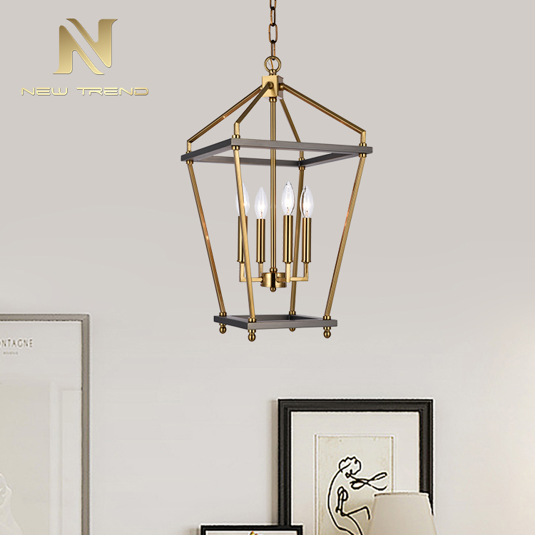 High Quality Retro Style Residential Decoration Art Frame Ed Chandelier Light PT00308