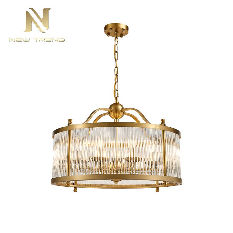 Professional quality vintage style indoor decoration copper led chandelier lighting PMY80255