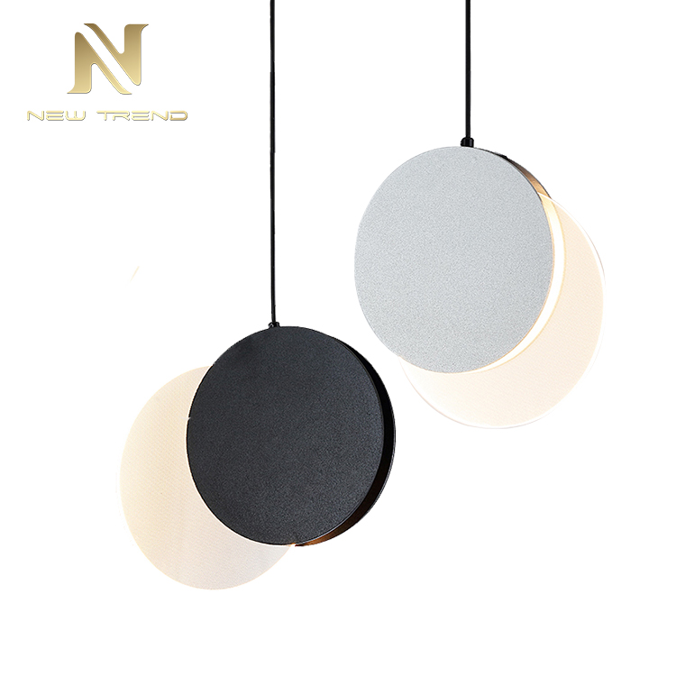  indoor decoration hanging light black white yellow bule led pendant light PXQ8682