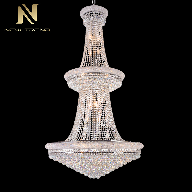 Gaint Project Magnificent Luxury Style Lobby Hotel Showroom Crystal Chandelier CPL-45