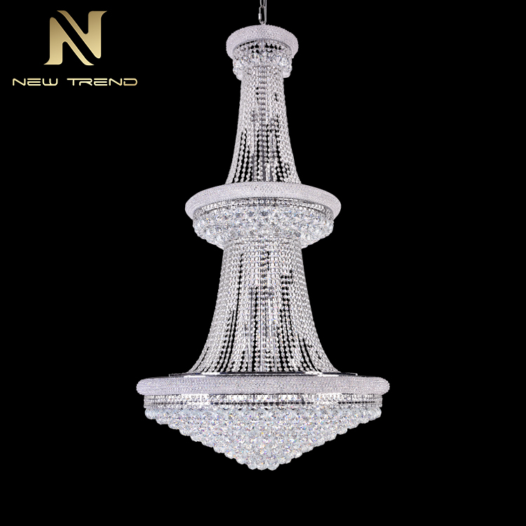 Gaint Project Magnificent Luxury Style Lobby Hotel Showroom Crystal Chandelier CPL-45