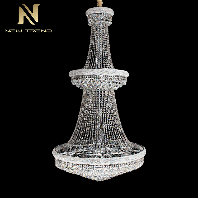 Gaint Project Magnificent Luxury Style Lobby Hotel Showroom Crystal Chandelier CPL-45