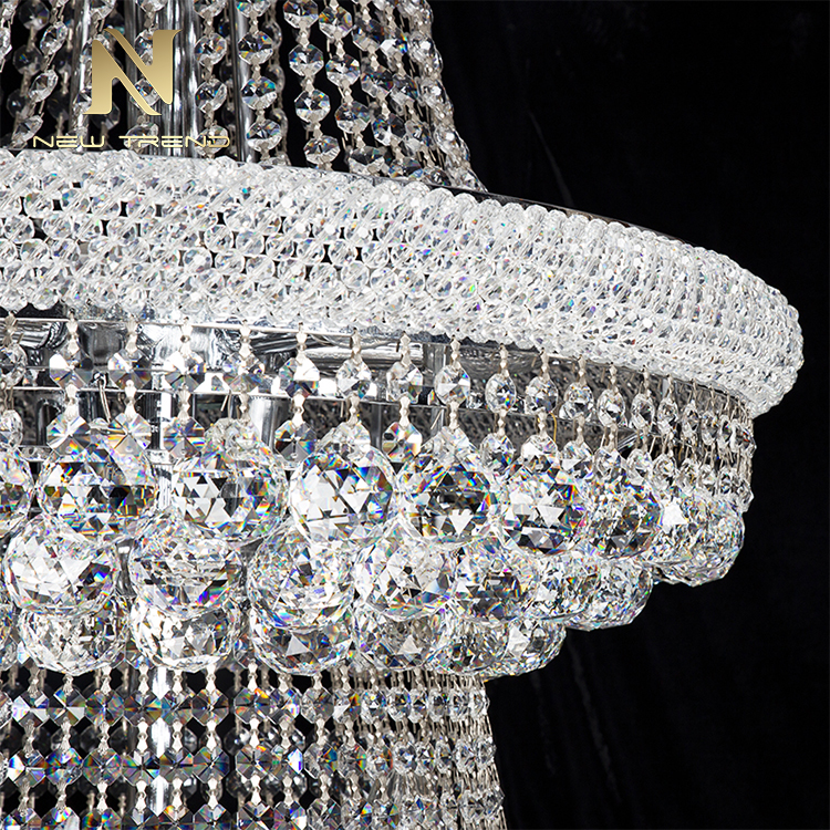 Gaint Project Magnificent Luxury Style Lobby Hotel Showroom Crystal Chandelier CPL-45