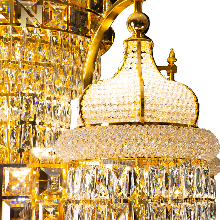 New Product Luxury Style Magnificent Restaurant Lobby Hotel Crystal Chandelier CPL-47