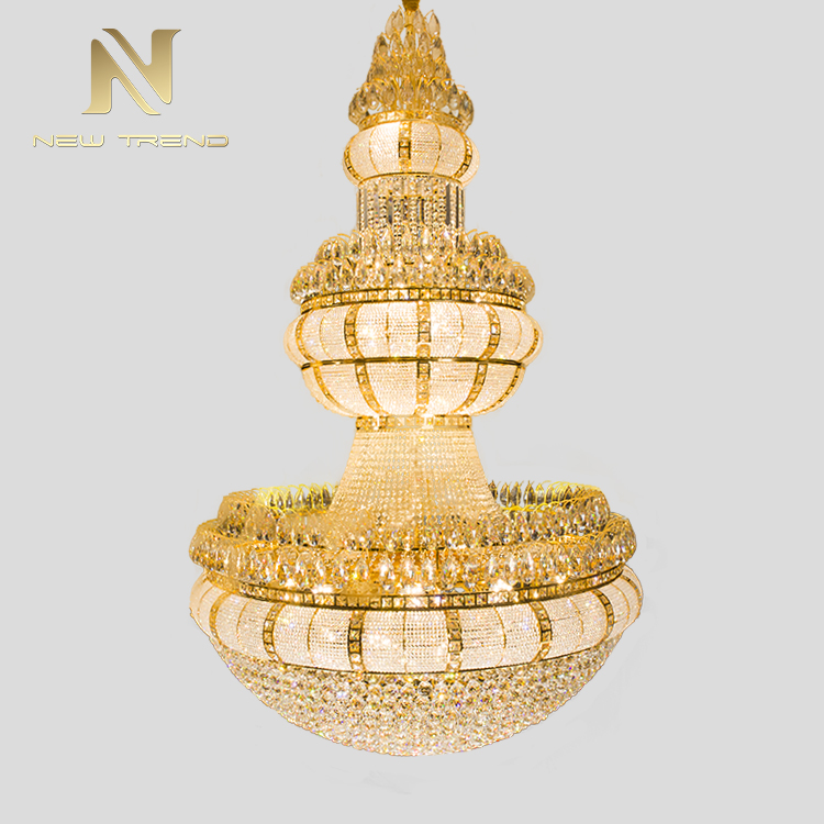 New Model Luxury Style Magnificent Restaurant Hotel Lobby Crystal LED Chandelier CPL-49