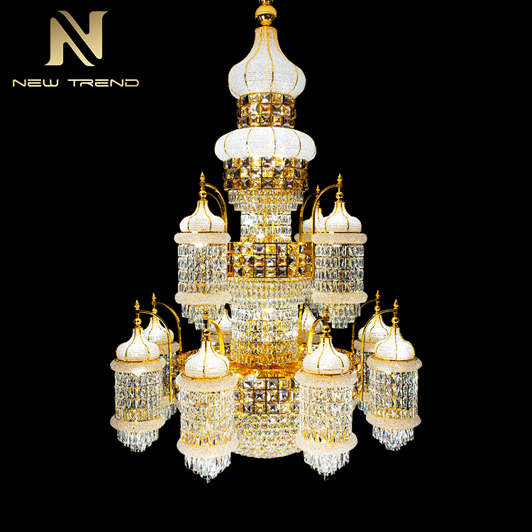 New Product Luxury Style Magnificent Restaurant Lobby Hotel Crystal Chandelier CPL-47