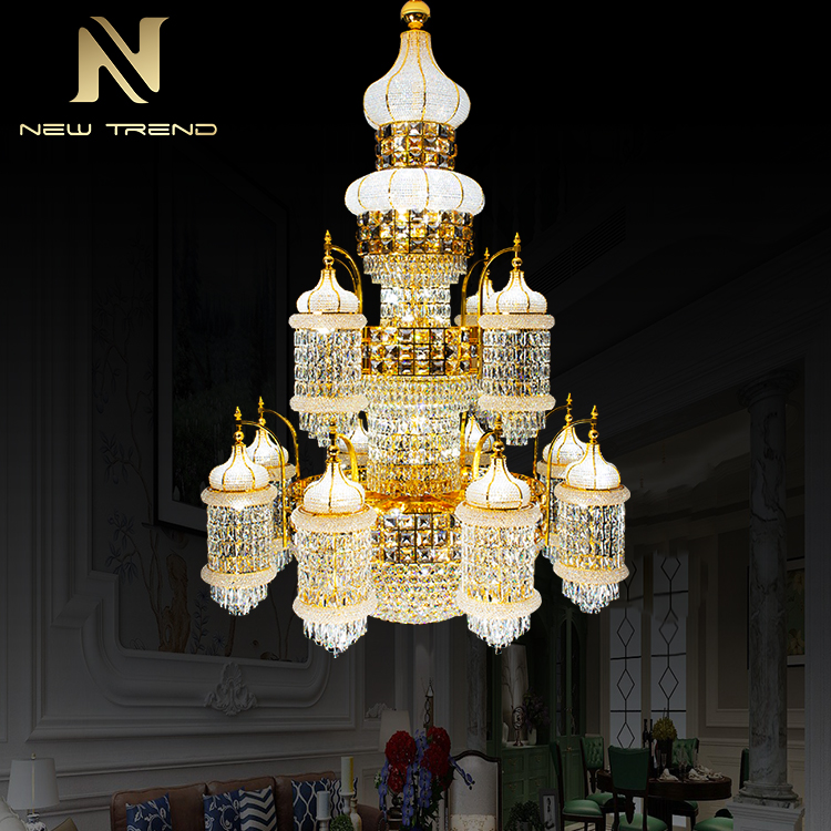 New Product Luxury Style Magnificent Restaurant Lobby Hotel Crystal Chandelier CPL-47