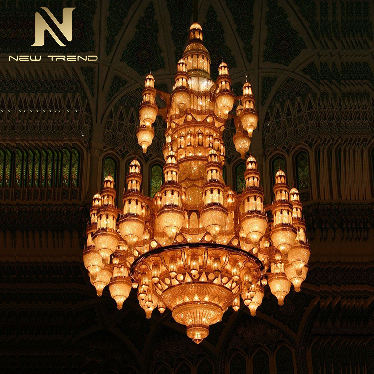 New Model Magnificent Luxury Style Restaurant Hotel Lobby Crystal LED Chandelier CPL-53