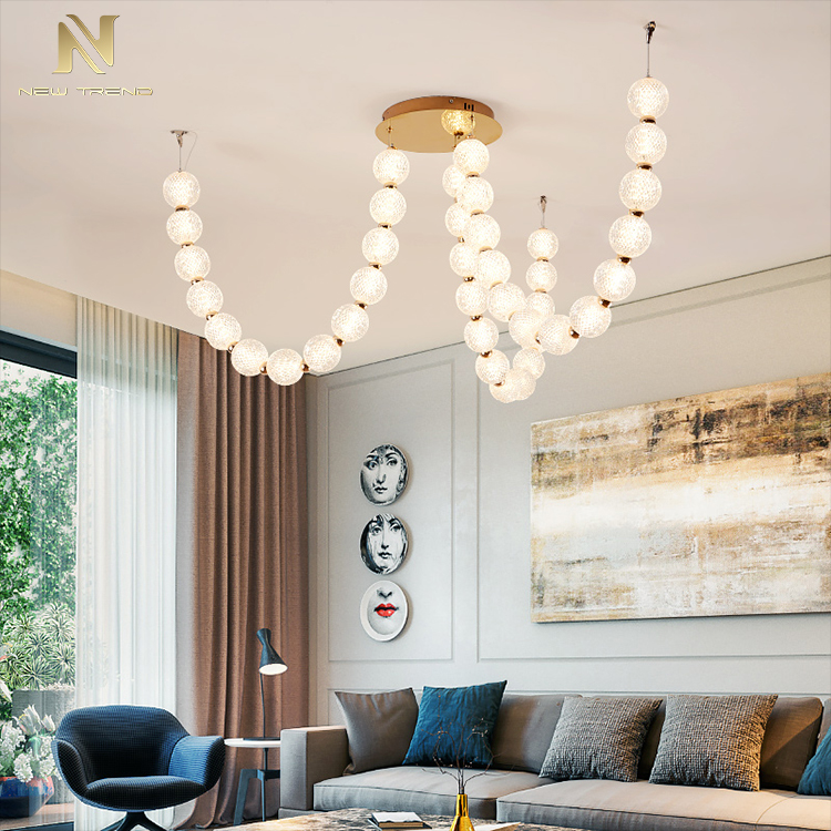 Modern Style Indoor Home Cafe Restaurant Decoration Acrylic LED Pendant Light PY83003