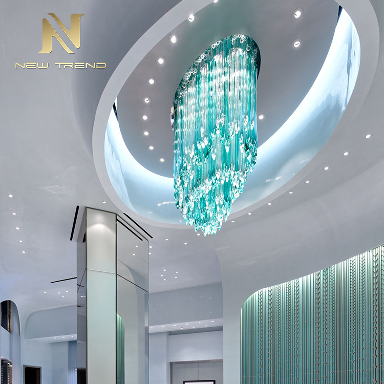 Custom Project Indoor Decoration Lighting Mall Hotel Lobby Large Modern Chandelier CPL-60