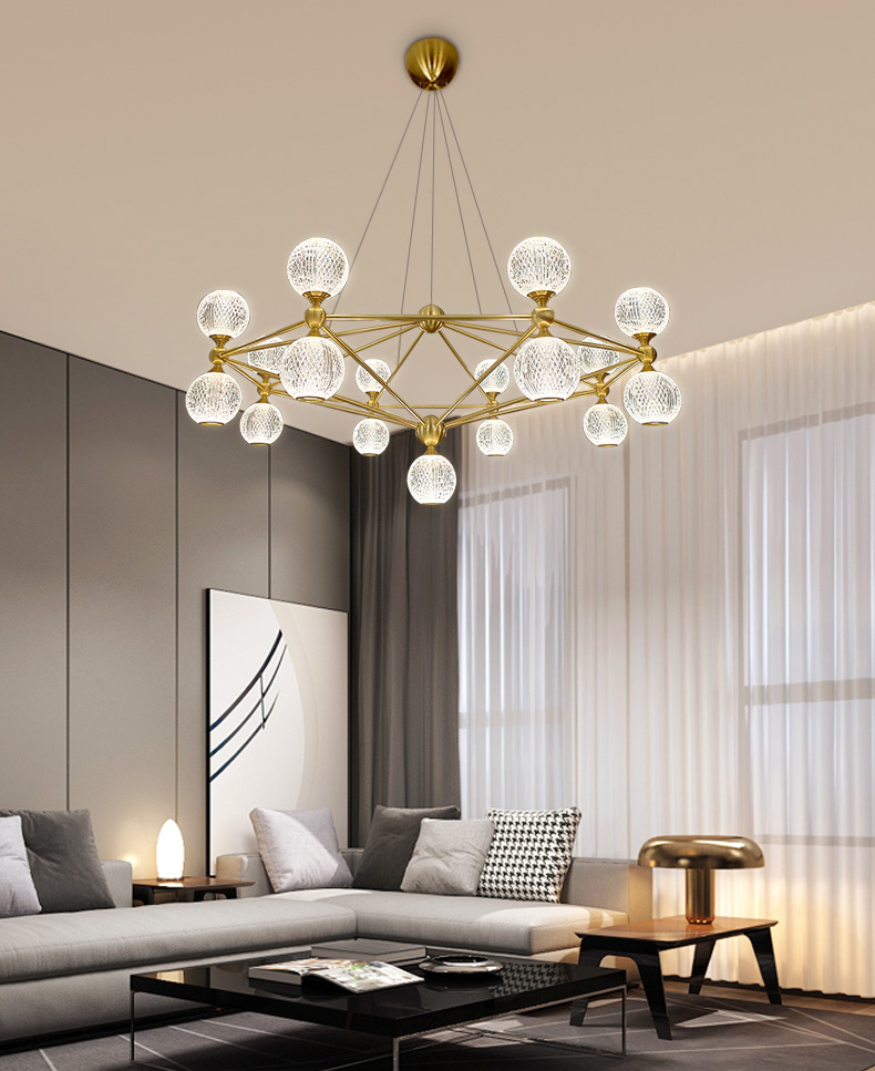 Chandelier post modern simple glass restaurant lamp bar table lamp personality creative light P58029