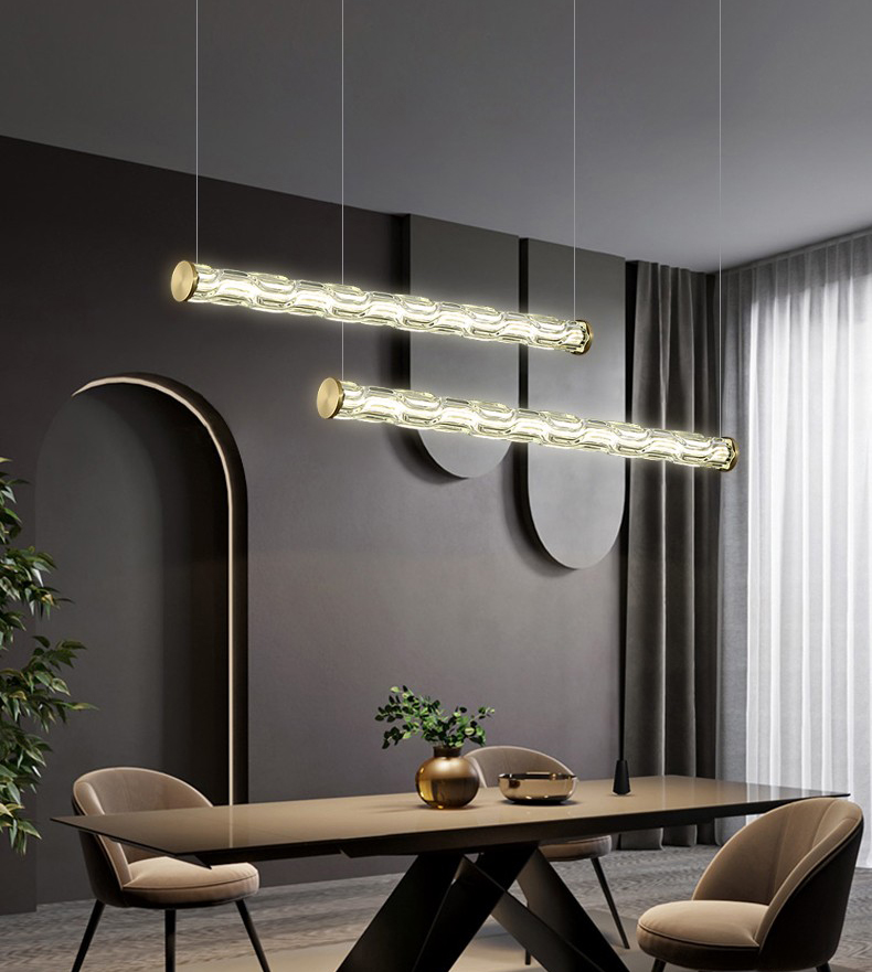 Nordic modern simple living room dining room bedroom bar creative metal Chandelier D080P