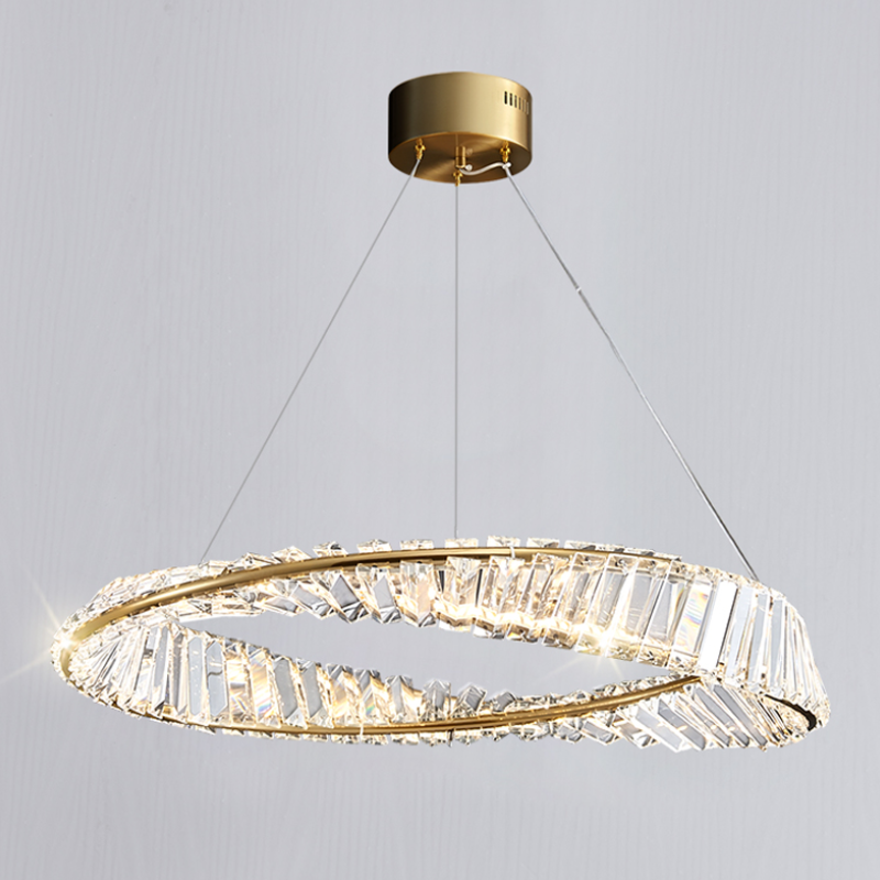 Modern crystal chandelier living room simple modern atmosphere dining room bedroom lamp P060P