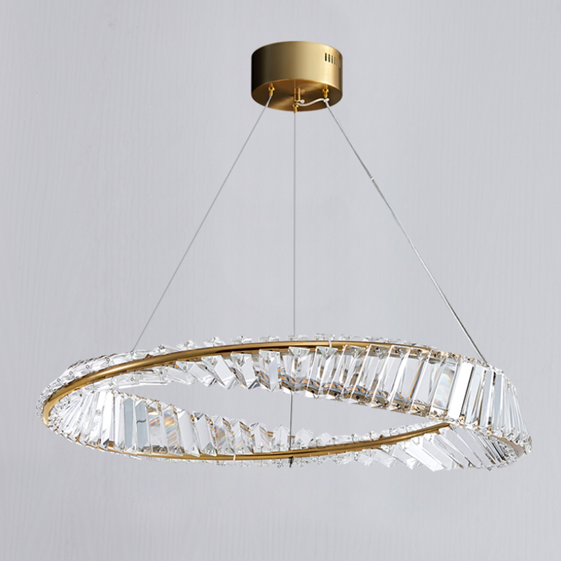 Modern crystal chandelier living room simple modern atmosphere dining room bedroom lamp P060P