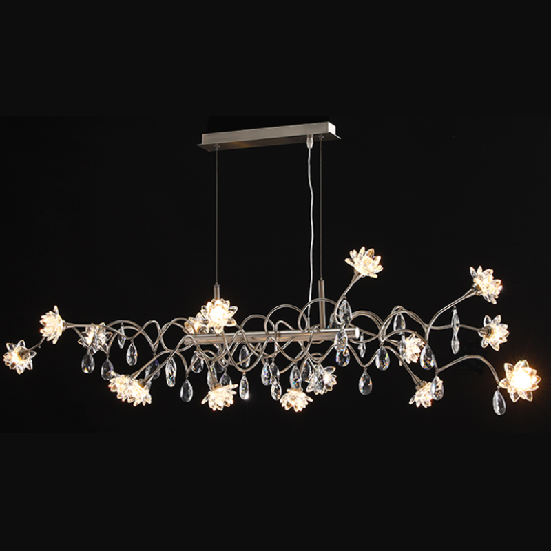 Nordic metal stainless steel personalized post modern simple Restaurant Bar Chandelier D342