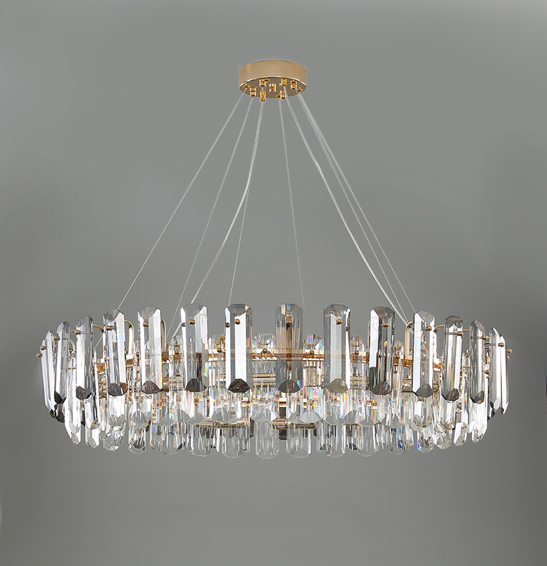 Crystal living room simple modern light luxury dining room bedroom lamp chandelier P2325