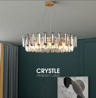 Crystal living room simple modern light luxury dining room bedroom lamp chandelier P2325