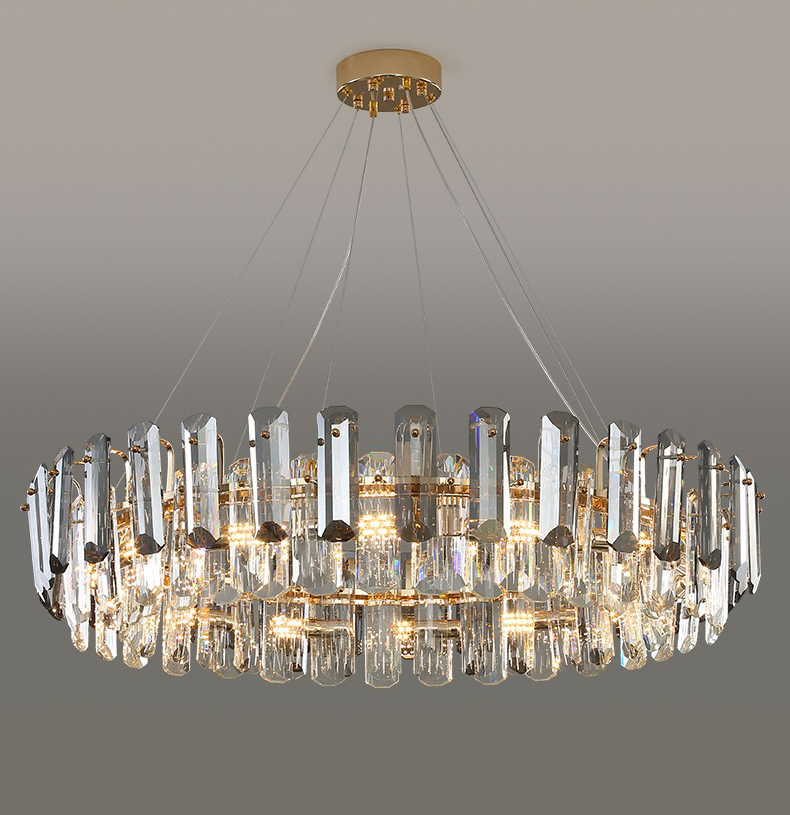 Crystal living room simple modern light luxury dining room bedroom lamp chandelier P2325