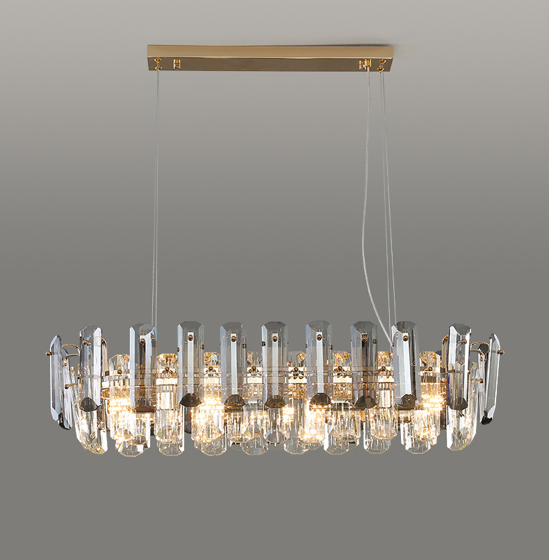 Crystal living room simple modern light luxury dining room bedroom lamp chandelier P2325