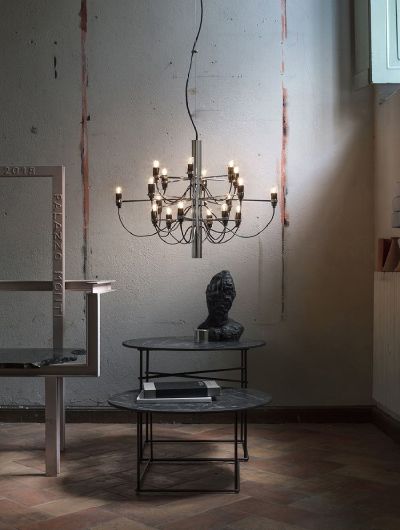 Stainless steel simple Nordic 2097 creative chandelier in living room and Restaurant D605