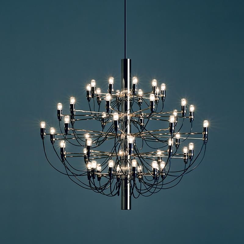 Stainless steel simple Nordic 2097 creative chandelier in living room and Restaurant D605