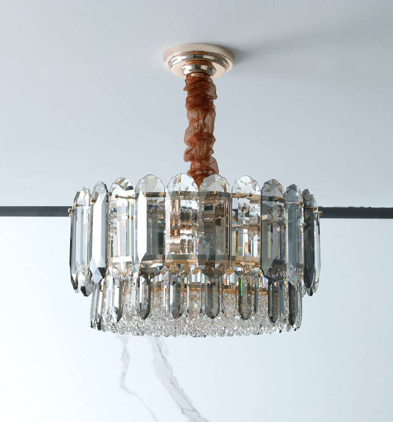 luxury postmodern simple hardware living room dining room villa Crystal Chandelier D1520