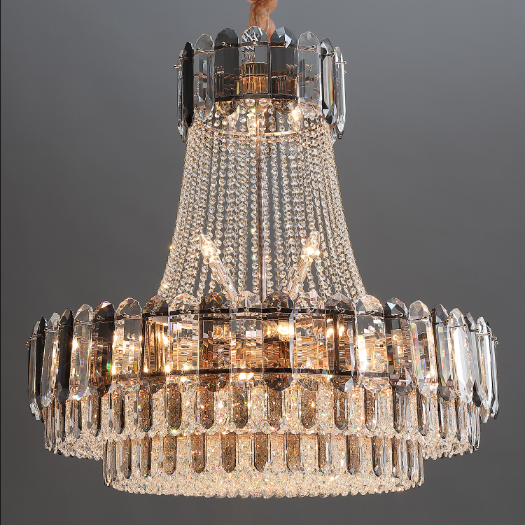 luxury postmodern simple hardware living room dining room villa Crystal Chandelier D1520