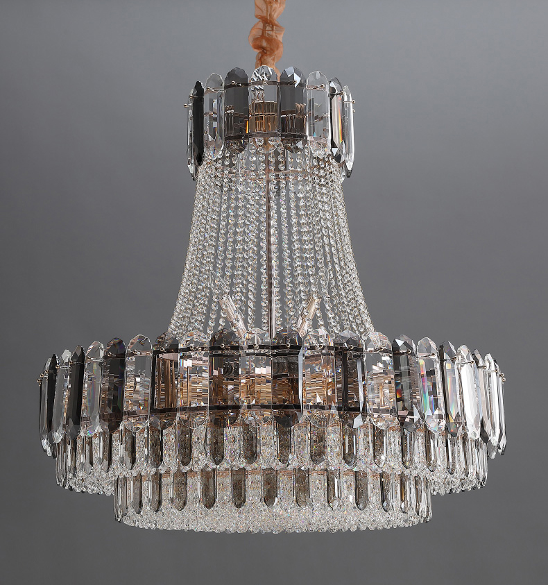 luxury postmodern simple hardware living room dining room villa Crystal Chandelier D1520