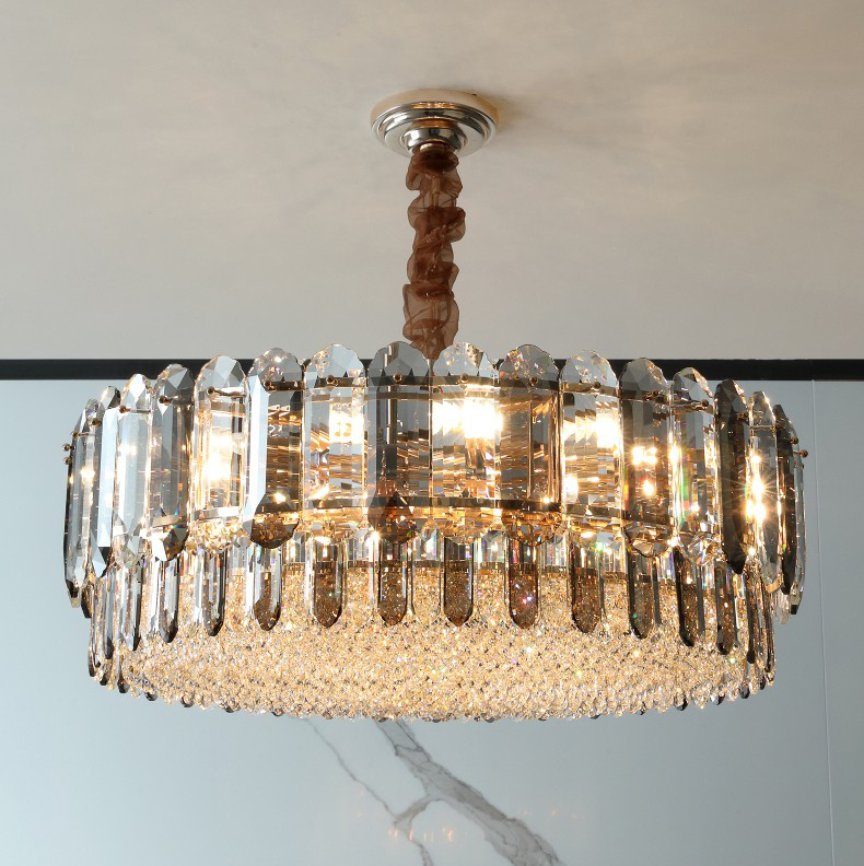 luxury postmodern simple hardware living room dining room villa Crystal Chandelier D1520