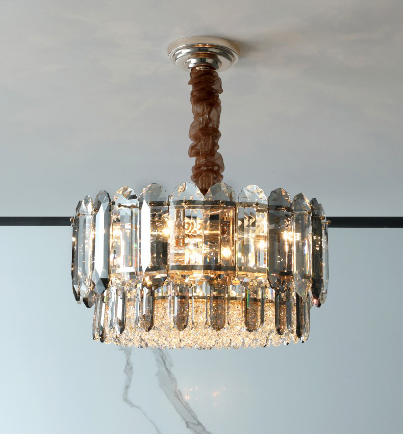 luxury postmodern simple hardware living room dining room villa Crystal Chandelier D1520