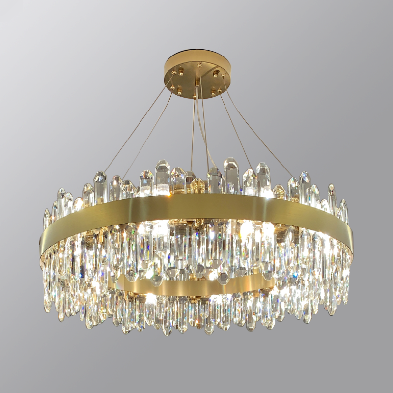 Light luxury postmodern simple living room dining room bedroom Crystal Chandelier D1537