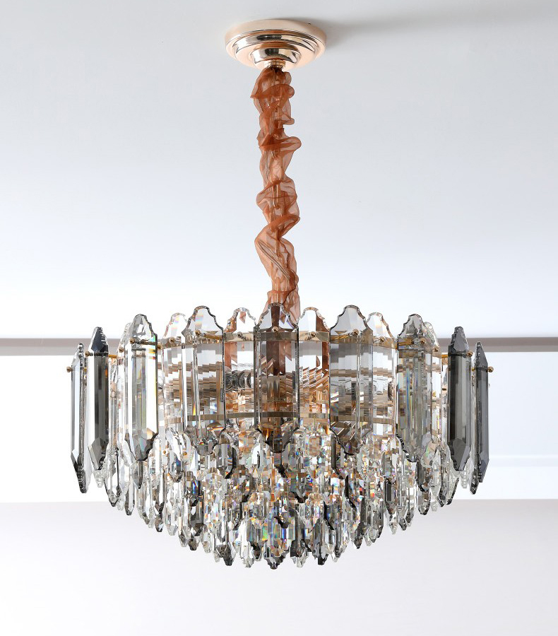 Light luxury postmodern simple living room dining room bedroom Crystal Chandelier  D5613