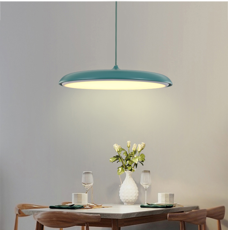 Simple Nordic postmodern iron acrylic aluminum Chandelier P5861