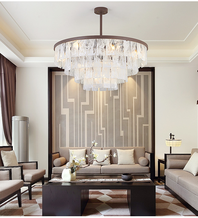 Modern creative living room dining room glass chandelier P5298