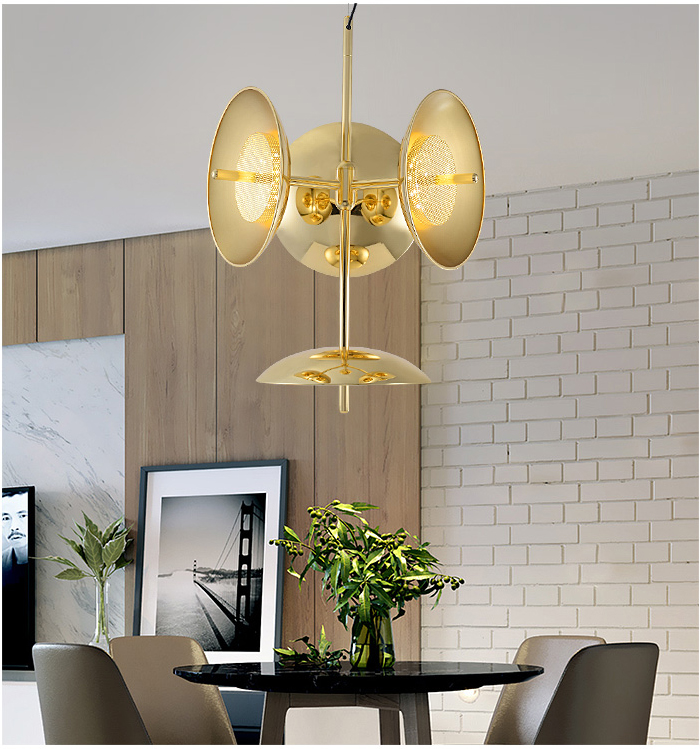 Modern simple villa designer creative living room dining room Chandelier P055